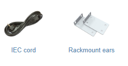 Accesorios incluidos CRS320