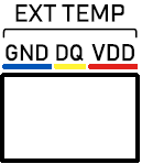 Conexión del sensor de temperatura